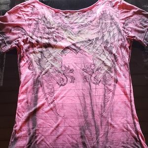 Pink and black Sinful shirt